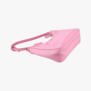 Secondhand Prada Re-Edition 2005 Hobo Pink Nylon×leather 1NE515 handbag | stylenewstar