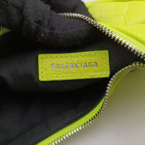 Vintage Balenciaga Le Cagole Green lambskin shoulderbag | stylenewstar