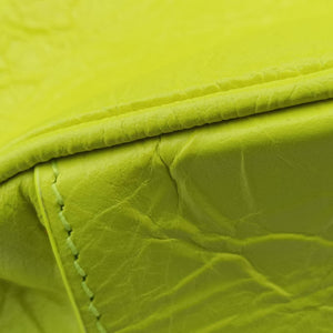 Vintage Balenciaga Le Cagole Green lambskin shoulderbag | stylenewstar