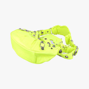 Vintage Balenciaga Le Cagole Green lambskin shoulderbag | stylenewstar