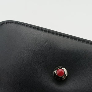 Pre-owned Christian Louboutin Night Tudor Spikes Small Sweet Charity Black Leather shoulderbag | stylenewstar
