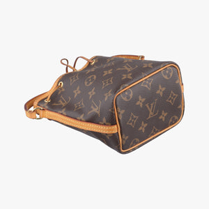 Pre-owned Louis Vuitton Nano Noe Brown Monogram canvas M41346 shoulderbag | stylenewstar