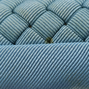 Pre-owned Bottega Veneta Intrecciato Blue Fabric clutchbag | stylenewstar