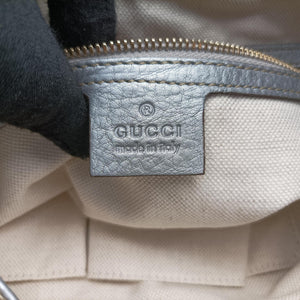 Pre-owned Gucci New Jackie Brown x Silver canvas x leather 246907 shoulderbag | stylenewstar