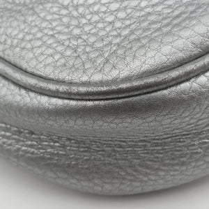 Pre-owned Gucci New Jackie Brown x Silver canvas x leather 246907 shoulderbag | stylenewstar