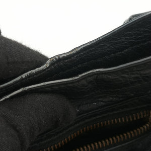 Pre-owned Balenciaga Classic City Mini Black lambskin shoulderbag | stylenewstar