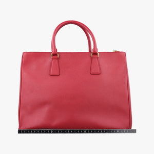Pre-owned Prada Galleria Red SAFFIANO Leather BN2274 handbag | stylenewstar