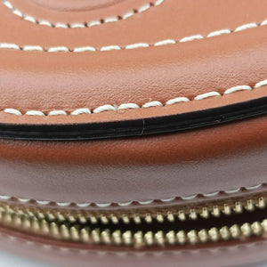Pre-owned Celine Oval Purse Cuir Triomphe Brown Leather shoulderbag | stylenewstar
