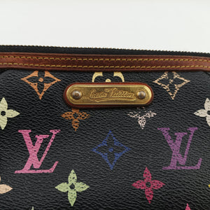 Vintage Louis Vuitton Pochette Mira MM Noir Monogram Multicolor M60097 handbag | stylenewstar