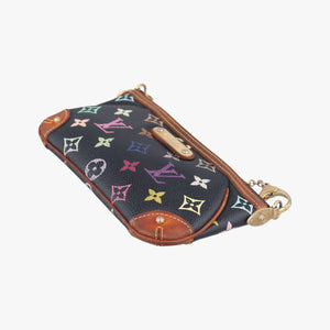 Vintage Louis Vuitton Pochette Mira MM Noir Monogram Multicolor M60097 handbag | stylenewstar