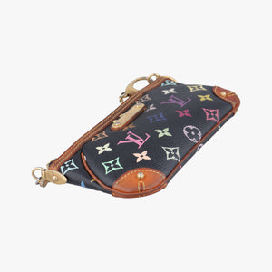 Vintage Louis Vuitton Pochette Mira MM Noir Monogram Multicolor M60097 handbag | stylenewstar