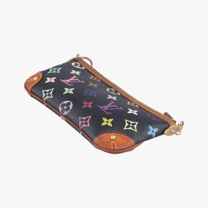 Vintage Louis Vuitton Pochette Mira MM Noir Monogram Multicolor M60097 handbag | stylenewstar