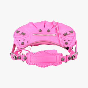 Pre-owned Balenciaga Le Cagole Pink lambskin shoulderbag | stylenewstar