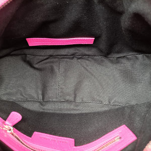 Pre-owned Balenciaga Le Cagole Pink lambskin shoulderbag | stylenewstar