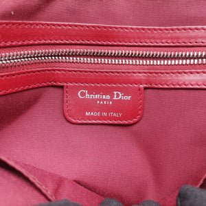 Vintage Christian Dior Granville Red lambskin shoulderbag | stylenewstar