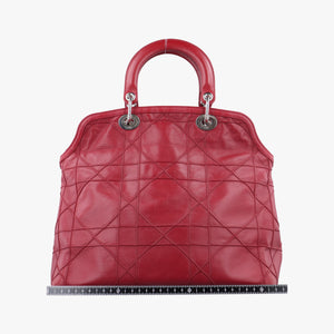 Vintage Christian Dior Granville Red lambskin shoulderbag | stylenewstar
