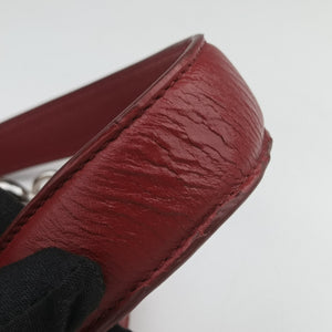 Vintage Christian Dior Granville Red lambskin shoulderbag | stylenewstar
