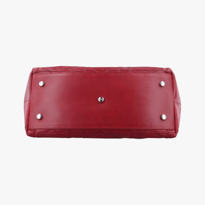 Vintage Christian Dior Granville Red lambskin shoulderbag | stylenewstar
