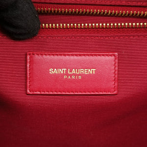 Pre-owned Yves Saint Laurent envelope Red Leather 342023 shoulderbag | stylenewstar