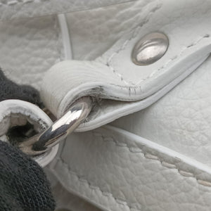 Secondhand Balenciaga Neo Classic City S White Leather 638521 shoulderbag | stylenewstar