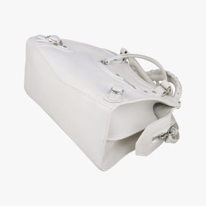 Secondhand Balenciaga Neo Classic City S White Leather 638521 shoulderbag | stylenewstar