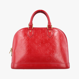 Secondhand Louis Vuitton Alma PM pomme d'amour Vernis M90096 handbag | stylenewstar