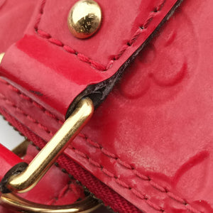 Secondhand Louis Vuitton Alma PM pomme d'amour Vernis M90096 handbag | stylenewstar
