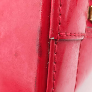 Secondhand Louis Vuitton Alma PM pomme d'amour Vernis M90096 handbag | stylenewstar
