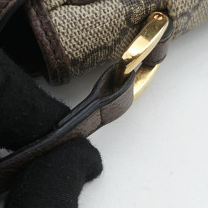 Pre-owned Gucci Ophidia Beige xBrown PVC coated canvas×Leather 598912 shoulderbag | stylenewstar