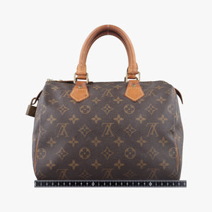 Pre-owned Louis Vuitton Speedy 30 BROWN Monogram Canvas M41528 handbag | stylenewstar