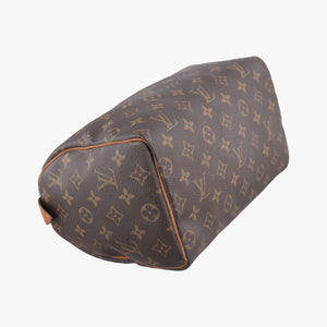 Pre-owned Louis Vuitton Speedy 30 BROWN Monogram Canvas M41528 handbag | stylenewstar