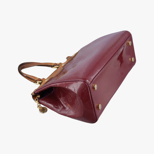 Pre-owned Louis Vuitton Brea MM ROUGE FAUVISTE Vernis M91690 shoulderbag | stylenewstar