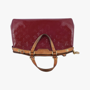 Pre-owned Louis Vuitton Brea MM ROUGE FAUVISTE Vernis M91690 shoulderbag | stylenewstar