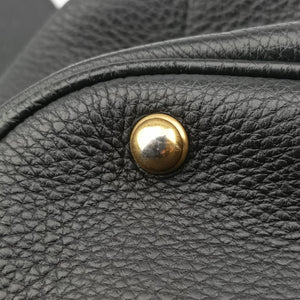 Pre-owned Gucci Bright Bit Black Leather 353117 shoulderbag | stylenewstar