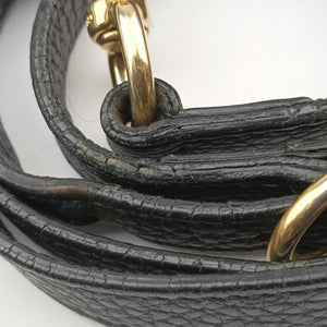 Pre-owned Gucci Bright Bit Black Leather 353117 shoulderbag | stylenewstar