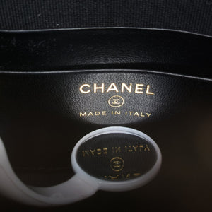 Pre-owned Chanel Cocomark Mini Black Tweed shoulderbag | stylenewstar