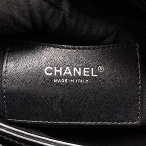 Pre-owned Chanel Mademoiselle Bowling Black Patent leather A50558 shoulderbag | stylenewstar