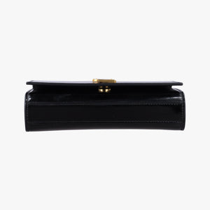 Pre-owned Yves Saint Laurent KATE Black Patent 534395 bum bag/waist bag | stylenewstar
