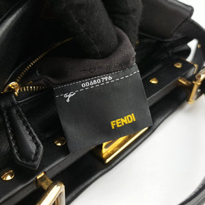 Vintage Fendi PEEKABOO Black Leather 8BN244 shoulderbag | stylenewstar