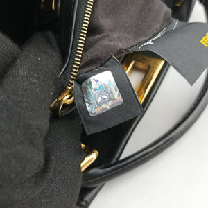 Vintage Fendi PEEKABOO Black Leather 8BN244 shoulderbag | stylenewstar