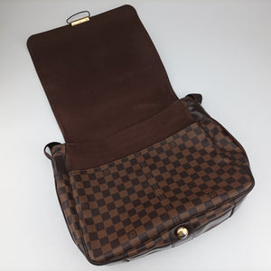 Pre-owned Louis Vuitton Bastille Messenger EBENE Damier Canvas N45258 crossbodybag | stylenewstar