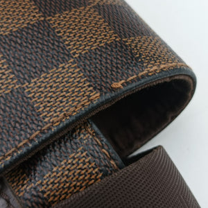 Pre-owned Louis Vuitton Bastille Messenger EBENE Damier Canvas N45258 crossbodybag | stylenewstar