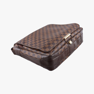 Pre-owned Louis Vuitton Bastille Messenger EBENE Damier Canvas N45258 crossbodybag | stylenewstar