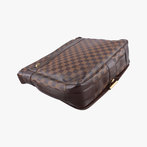 Pre-owned Louis Vuitton Bastille Messenger EBENE Damier Canvas N45258 crossbodybag | stylenewstar