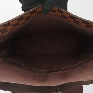 Pre-owned Louis Vuitton Bastille Messenger EBENE Damier Canvas N45258 crossbodybag | stylenewstar