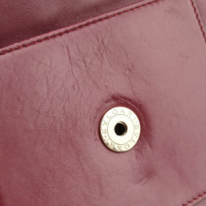 Secondhand Bvlgari Serpenti Forever Burgundy leather shoulderbag | stylenewstar