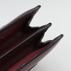 Secondhand Bvlgari Serpenti Forever Burgundy leather shoulderbag | stylenewstar