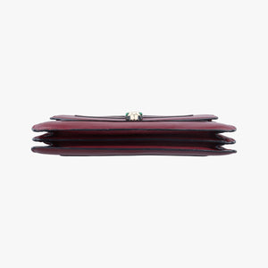 Secondhand Bvlgari Serpenti Forever Burgundy leather shoulderbag | stylenewstar
