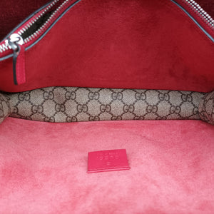 Secondhand Gucci Dionysus beige×red PVC coated canvas × suede 400249 shoulderbag | stylenewstar