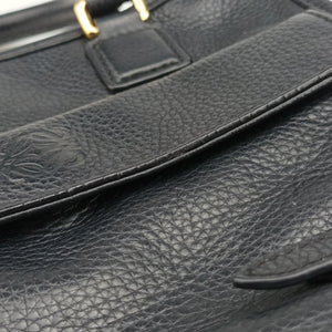 Pre-owned Loewe CRUZ Black Leather shoulderbag | stylenewstar